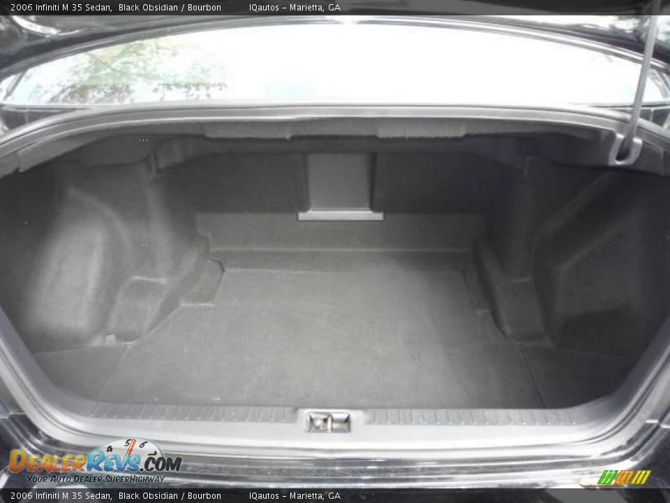 2006 Infiniti M 35 Sedan Black Obsidian / Bourbon Photo #24