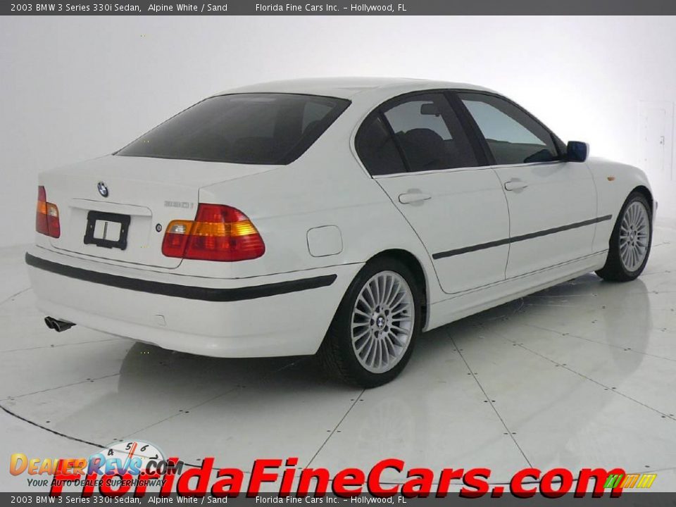2003 BMW 3 Series 330i Sedan Alpine White / Sand Photo #2