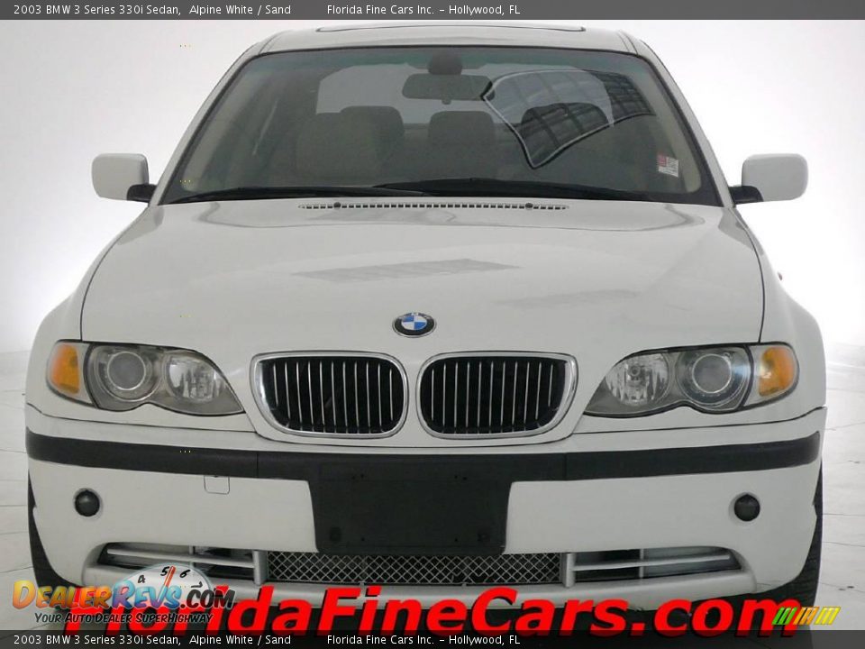 2003 BMW 3 Series 330i Sedan Alpine White / Sand Photo #5