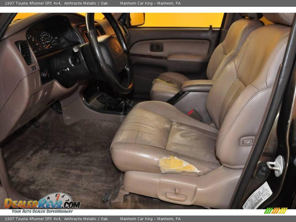 1997 Toyota 4Runner SR5 4x4 Anthracite Metallic / Oak Photo #14