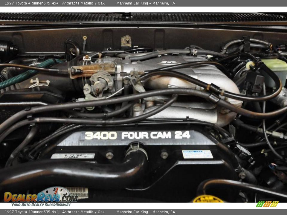 1997 Toyota 4Runner SR5 4x4 Anthracite Metallic / Oak Photo #21