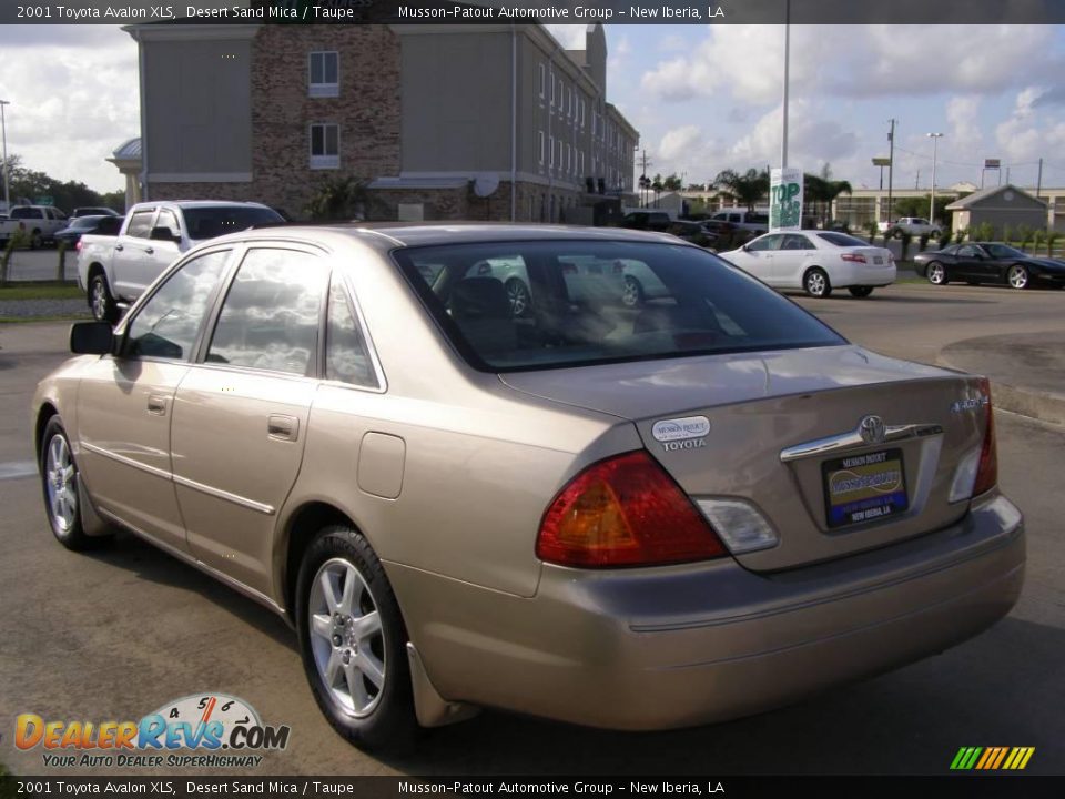 2001 Toyota Avalon XLS Desert Sand Mica / Taupe Photo #3