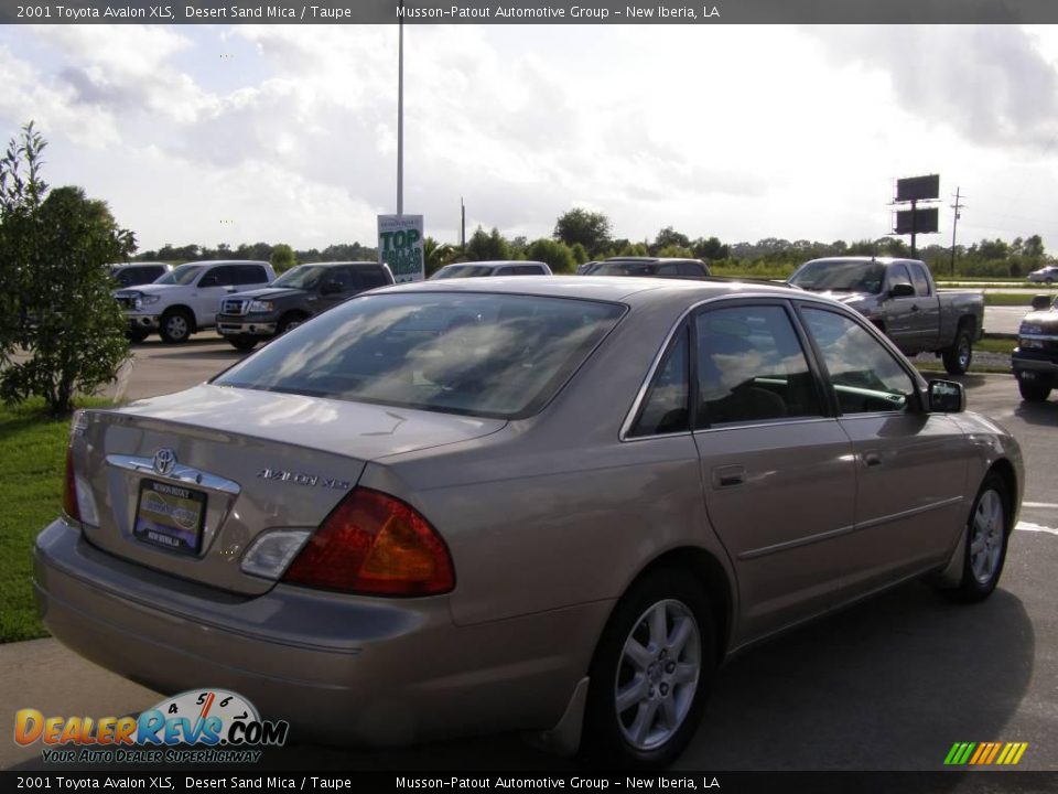 2001 Toyota Avalon XLS Desert Sand Mica / Taupe Photo #5