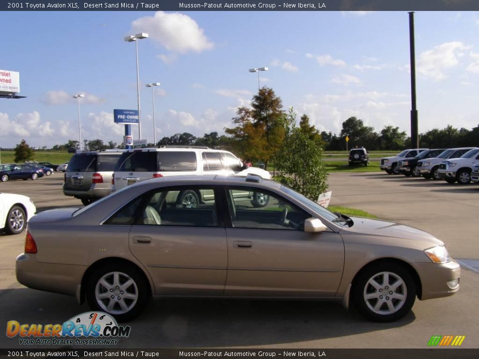 2001 Toyota Avalon XLS Desert Sand Mica / Taupe Photo #6