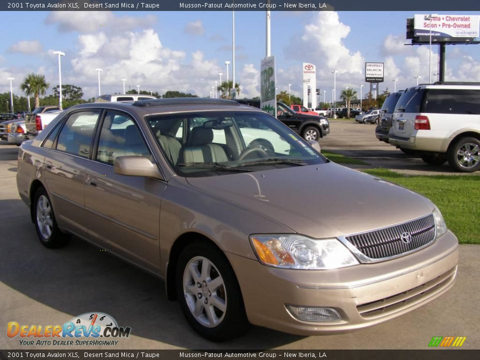 2001 Toyota Avalon XLS Desert Sand Mica / Taupe Photo #7