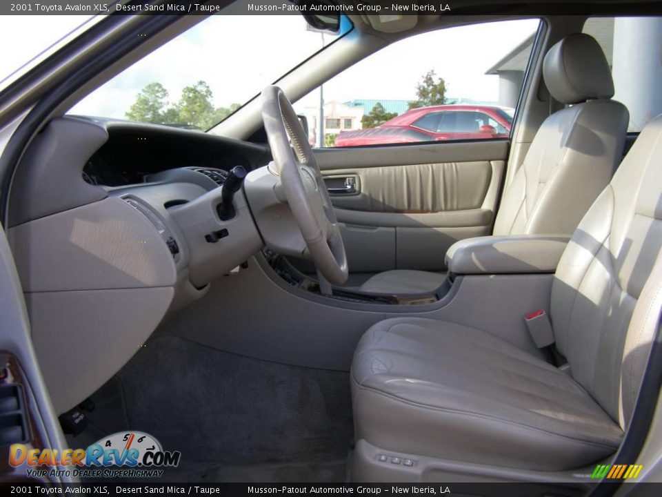 2001 Toyota Avalon XLS Desert Sand Mica / Taupe Photo #9