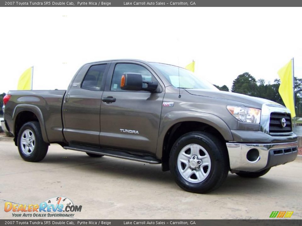 2007 Toyota Tundra SR5 Double Cab Pyrite Mica / Beige Photo #1