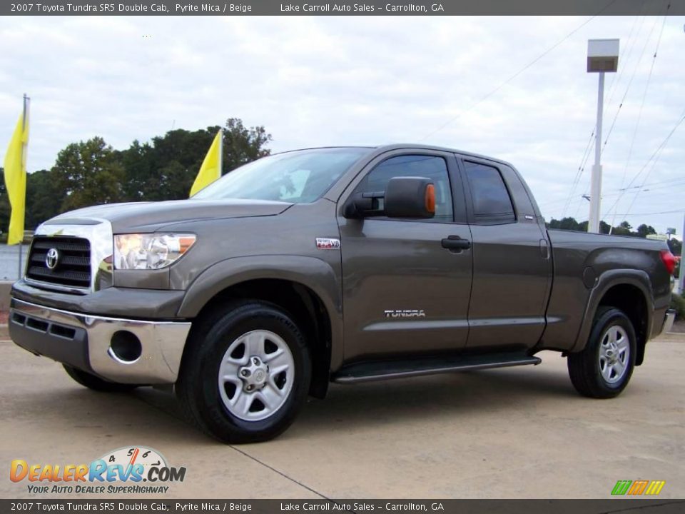 2007 Toyota Tundra SR5 Double Cab Pyrite Mica / Beige Photo #2