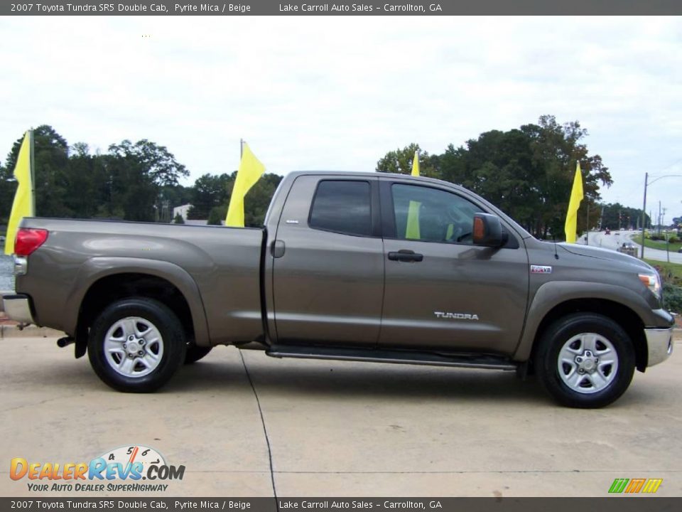 2007 Toyota Tundra SR5 Double Cab Pyrite Mica / Beige Photo #3