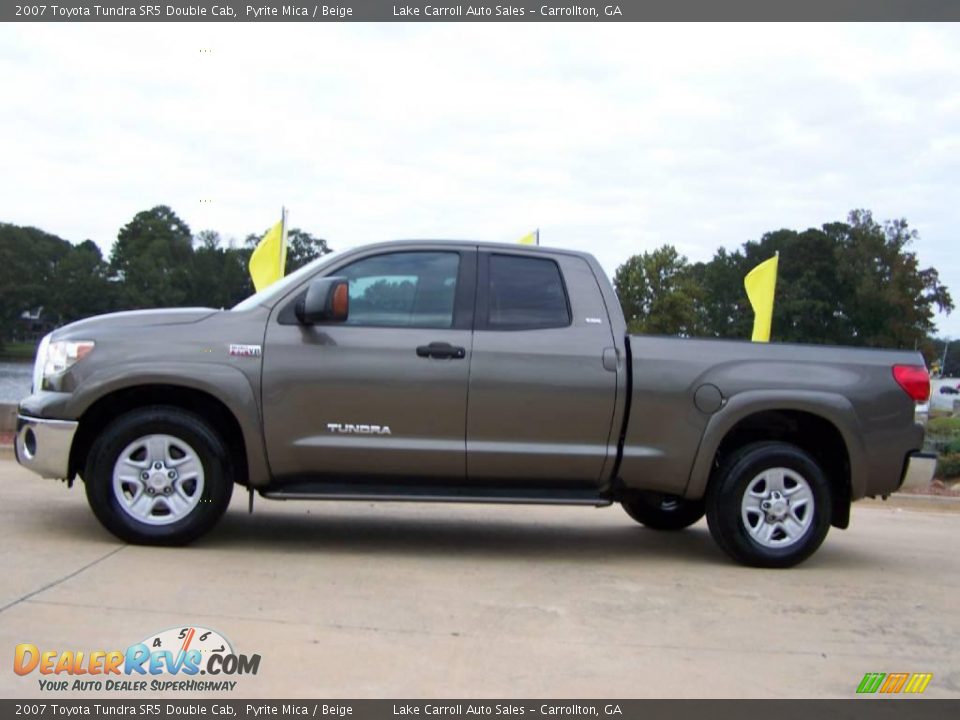 2007 Toyota Tundra SR5 Double Cab Pyrite Mica / Beige Photo #4