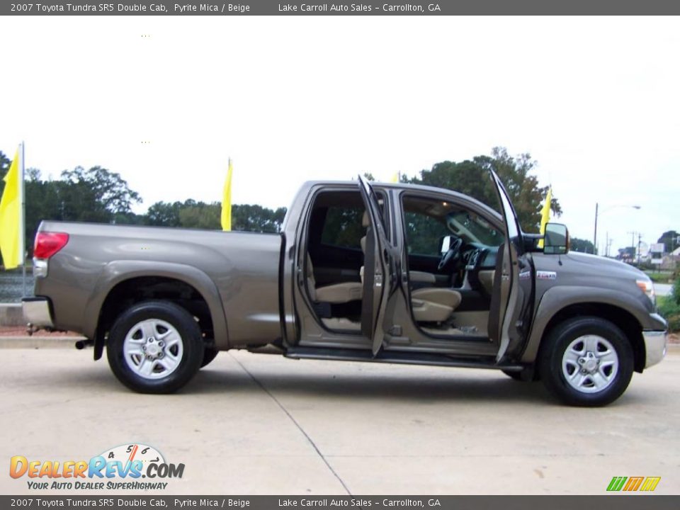 2007 Toyota Tundra SR5 Double Cab Pyrite Mica / Beige Photo #5