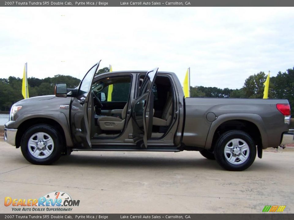 2007 Toyota Tundra SR5 Double Cab Pyrite Mica / Beige Photo #6
