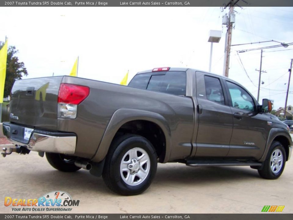 2007 Toyota Tundra SR5 Double Cab Pyrite Mica / Beige Photo #7