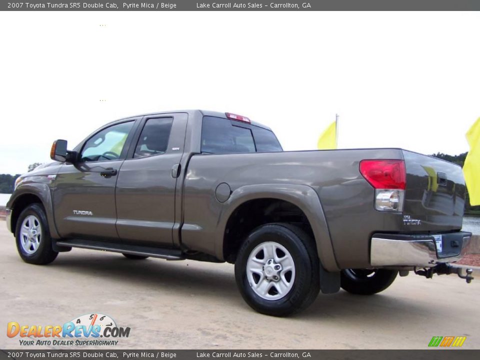 2007 Toyota Tundra SR5 Double Cab Pyrite Mica / Beige Photo #8