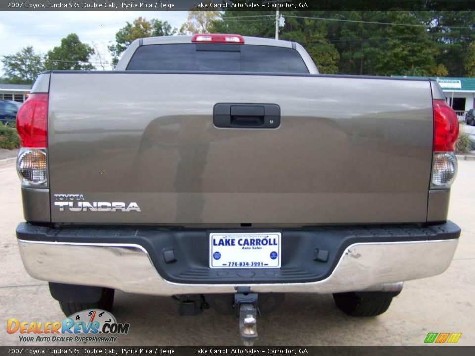2007 Toyota Tundra SR5 Double Cab Pyrite Mica / Beige Photo #10
