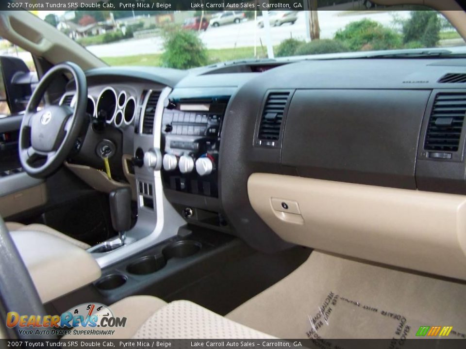 2007 Toyota Tundra SR5 Double Cab Pyrite Mica / Beige Photo #18