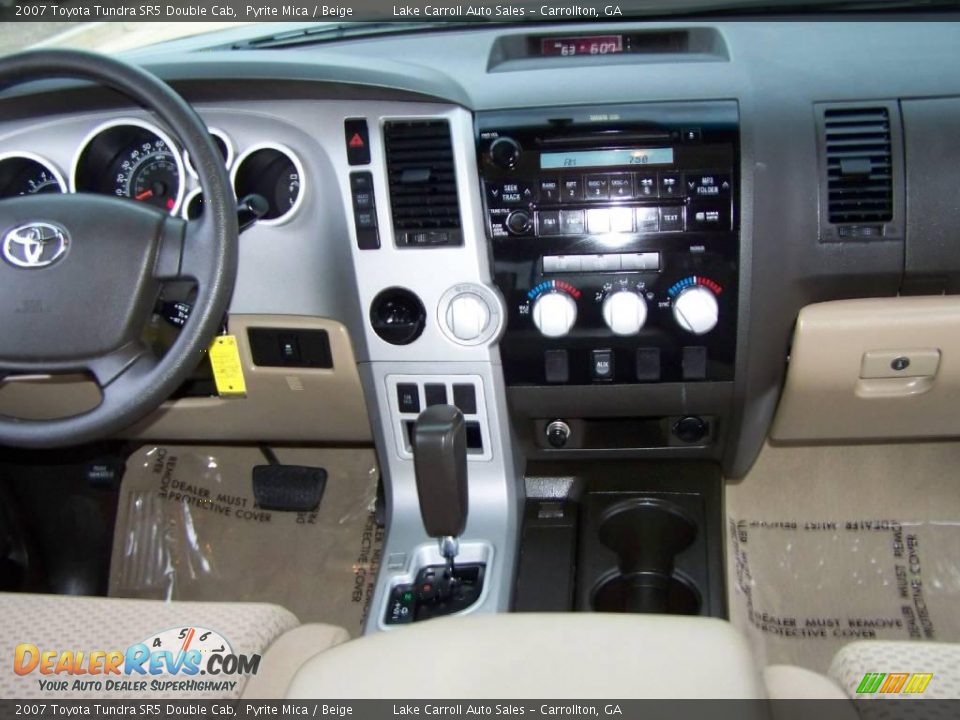 2007 Toyota Tundra SR5 Double Cab Pyrite Mica / Beige Photo #19