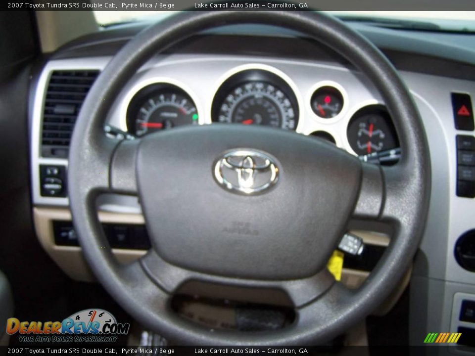 2007 Toyota Tundra SR5 Double Cab Pyrite Mica / Beige Photo #20