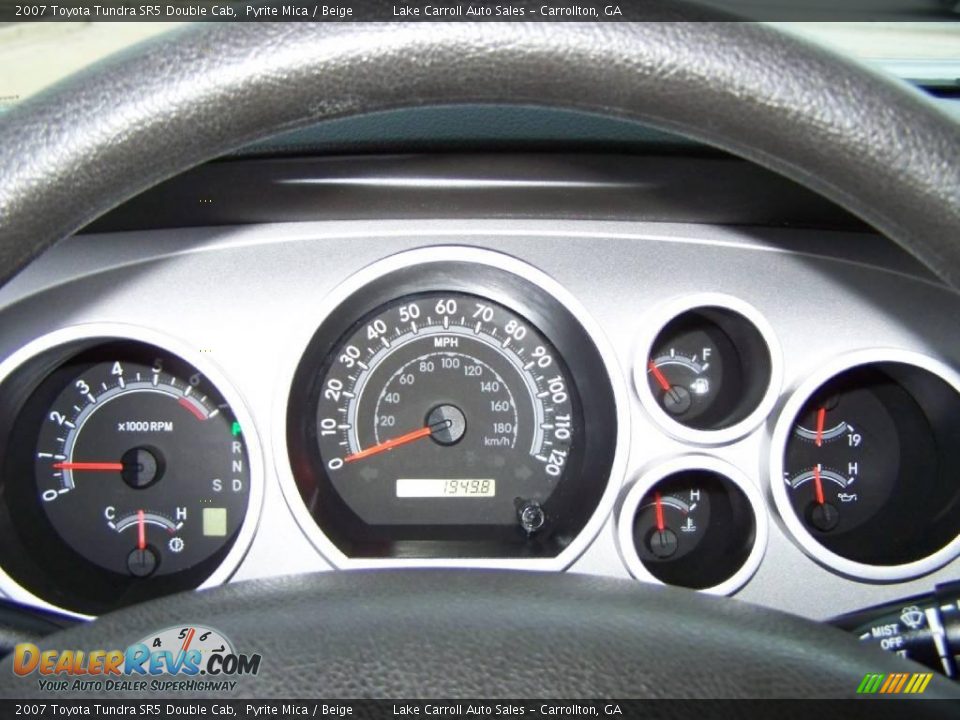 2007 Toyota Tundra SR5 Double Cab Pyrite Mica / Beige Photo #21