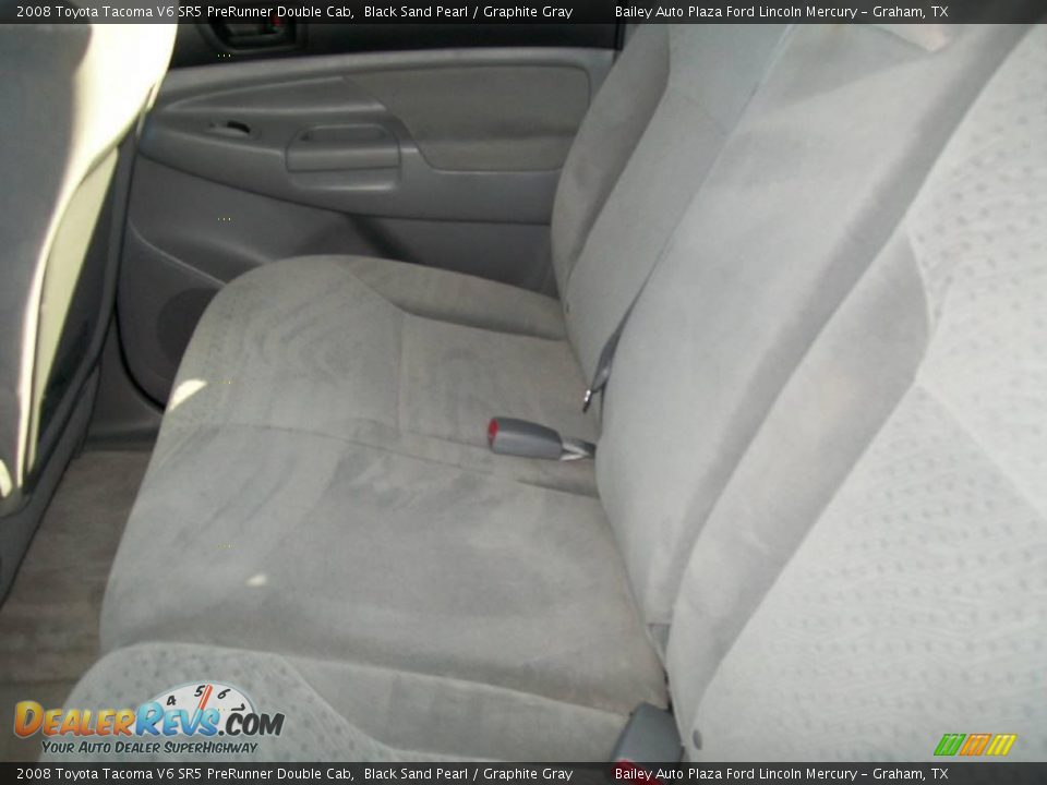 2008 Toyota Tacoma V6 SR5 PreRunner Double Cab Black Sand Pearl / Graphite Gray Photo #4