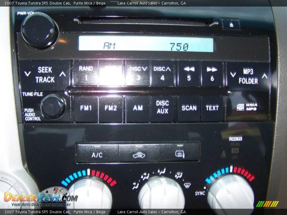 2007 Toyota Tundra SR5 Double Cab Pyrite Mica / Beige Photo #27