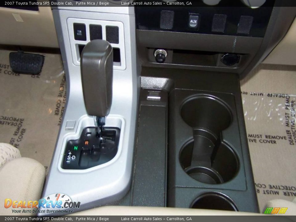 2007 Toyota Tundra SR5 Double Cab Pyrite Mica / Beige Photo #28
