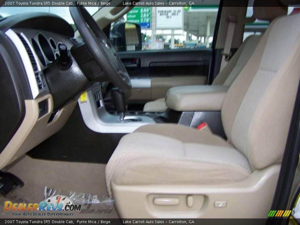 2007 Toyota Tundra SR5 Double Cab Pyrite Mica / Beige Photo #31