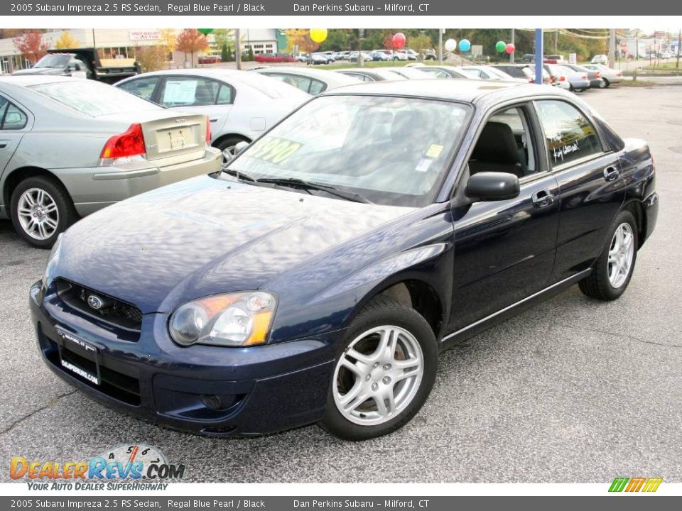 2005 Subaru Impreza 2.5 RS Sedan Regal Blue Pearl / Black Photo #1