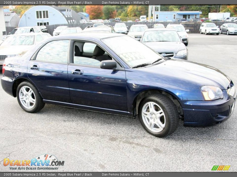 2005 Subaru Impreza 2.5 RS Sedan Regal Blue Pearl / Black Photo #4