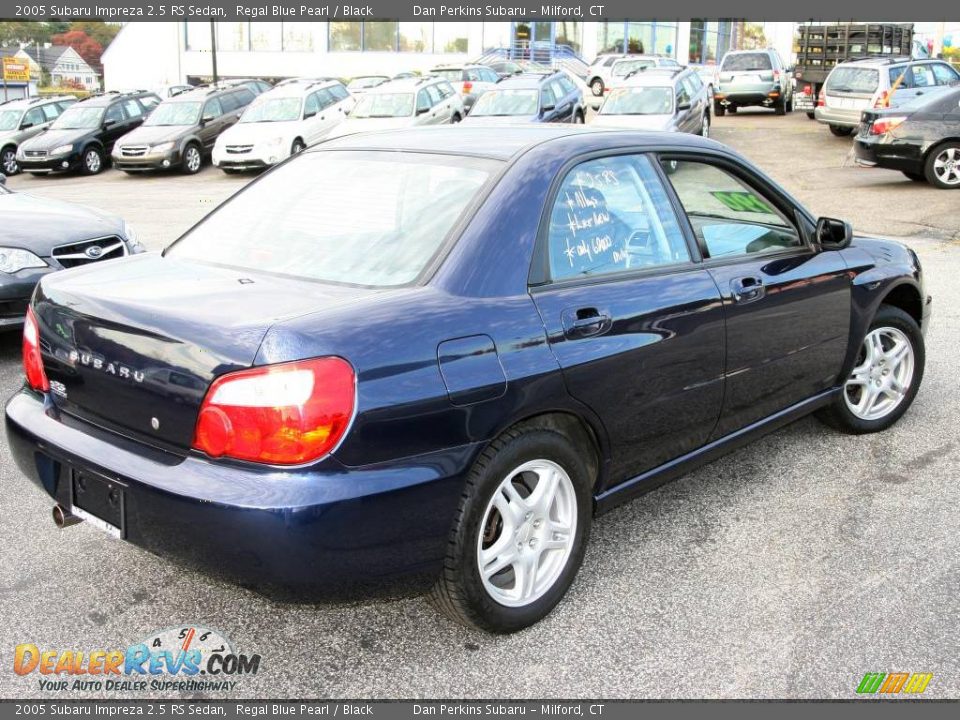 2005 Subaru Impreza 2.5 RS Sedan Regal Blue Pearl / Black Photo #5