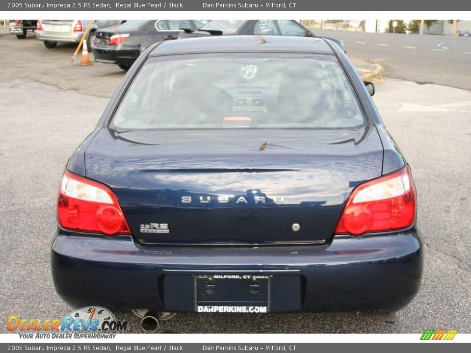 2005 Subaru Impreza 2.5 RS Sedan Regal Blue Pearl / Black Photo #6