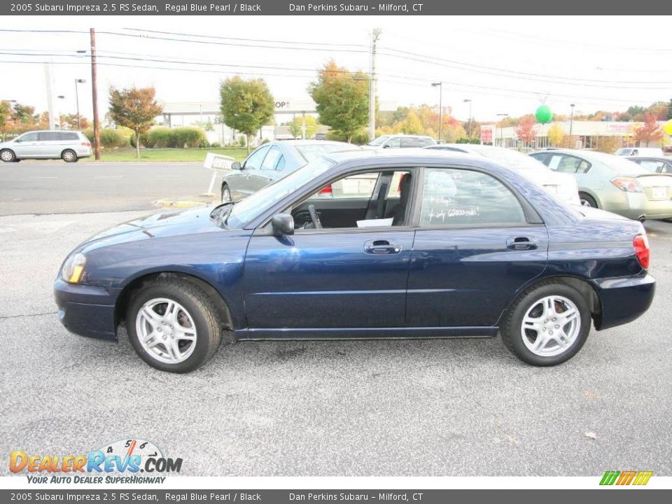 2005 Subaru Impreza 2.5 RS Sedan Regal Blue Pearl / Black Photo #7