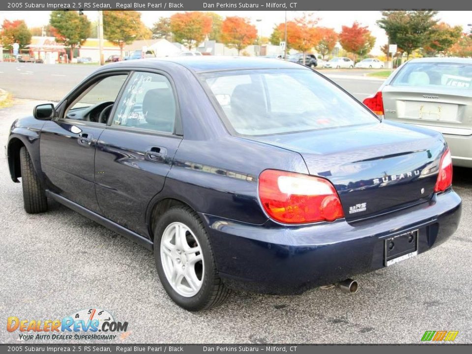2005 Subaru Impreza 2.5 RS Sedan Regal Blue Pearl / Black Photo #8