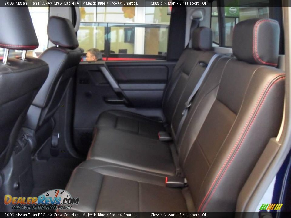 2009 Nissan Titan PRO-4X Crew Cab 4x4 Majestic Blue / Pro-4X Charcoal Photo #18