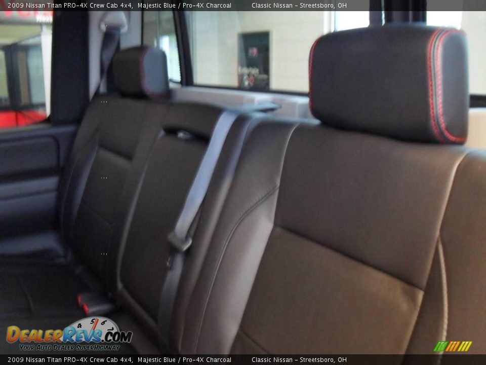 2009 Nissan Titan PRO-4X Crew Cab 4x4 Majestic Blue / Pro-4X Charcoal Photo #19