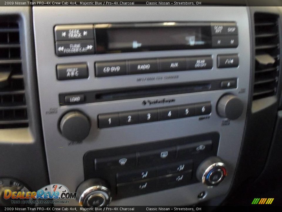 2009 Nissan Titan PRO-4X Crew Cab 4x4 Majestic Blue / Pro-4X Charcoal Photo #27
