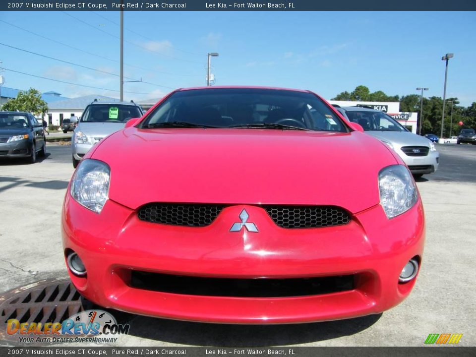 2007 Mitsubishi Eclipse GT Coupe Pure Red / Dark Charcoal Photo #8