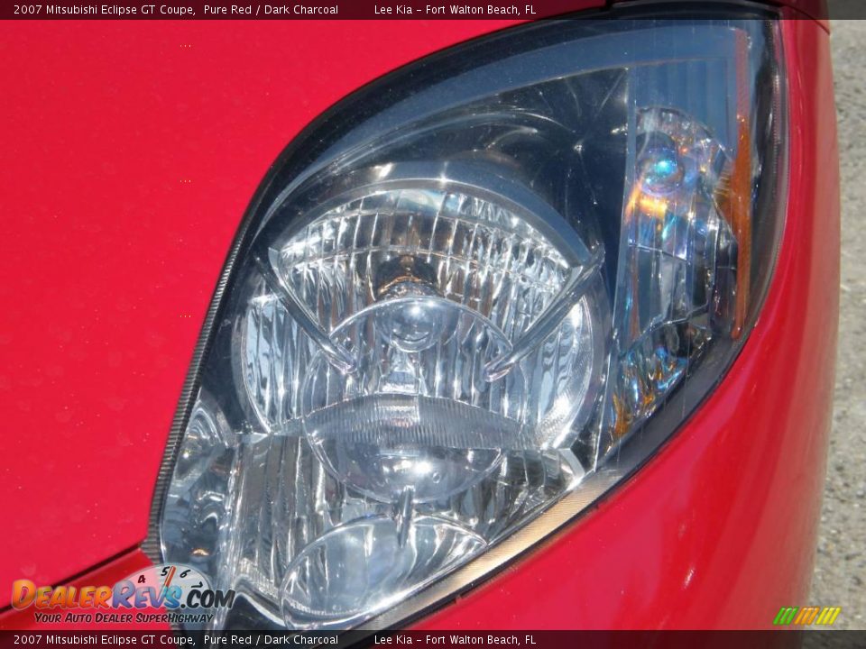 2007 Mitsubishi Eclipse GT Coupe Pure Red / Dark Charcoal Photo #9