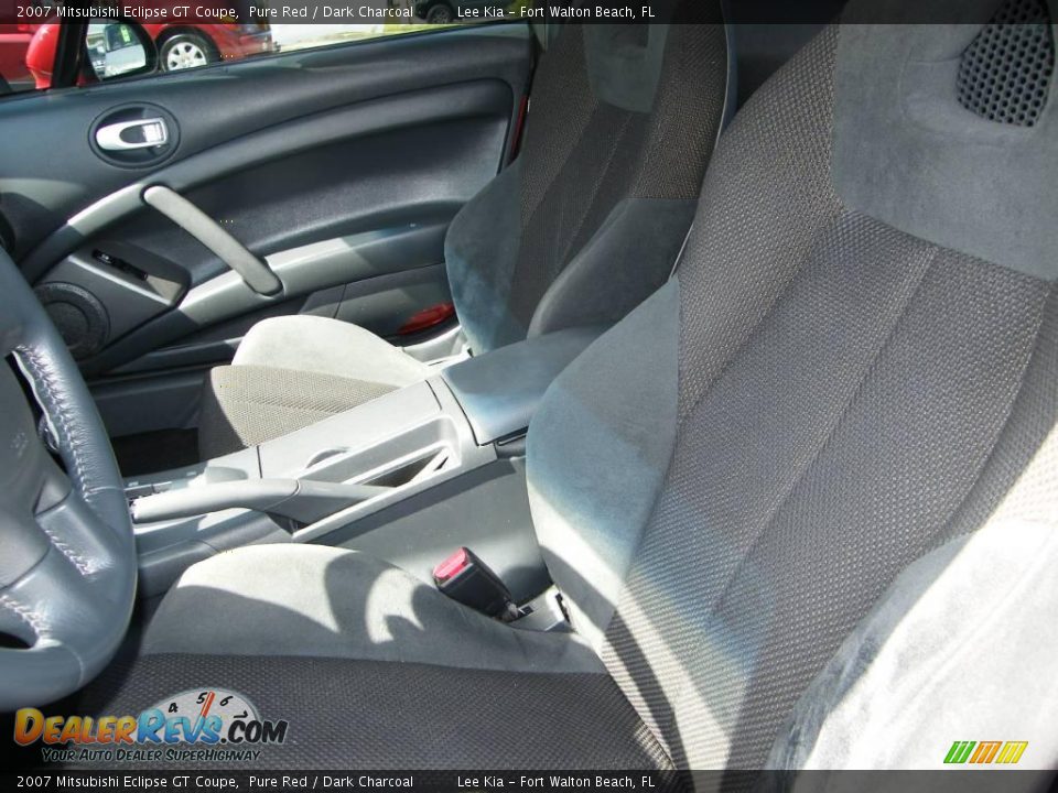 2007 Mitsubishi Eclipse GT Coupe Pure Red / Dark Charcoal Photo #14