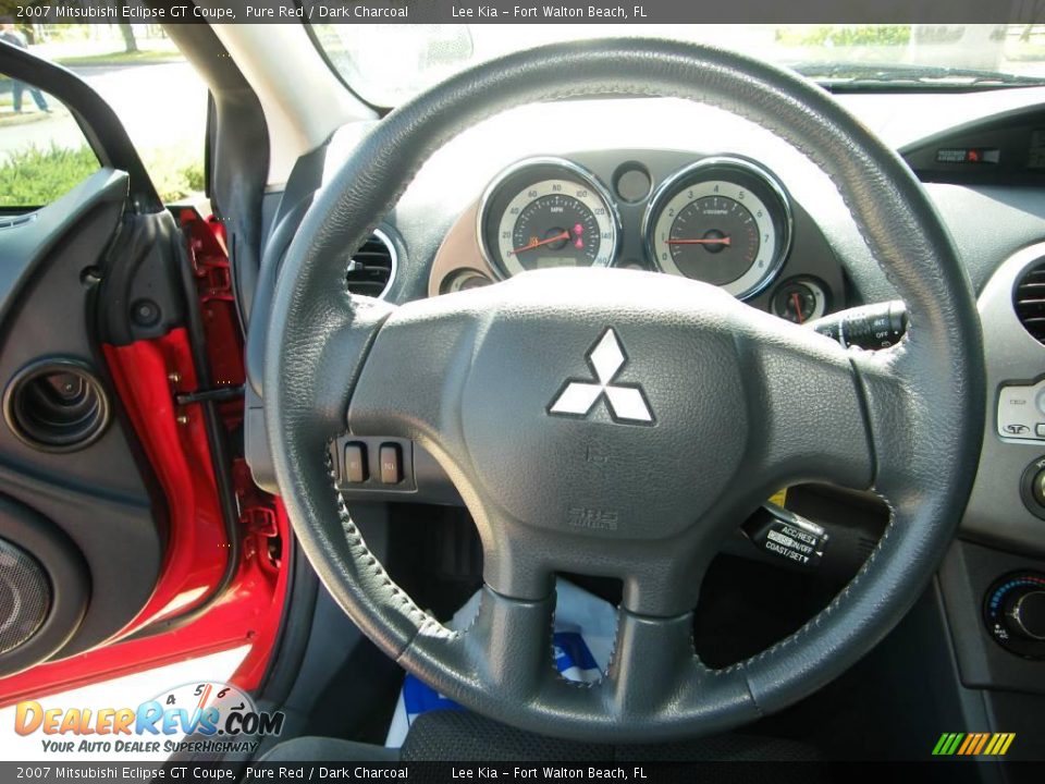 2007 Mitsubishi Eclipse GT Coupe Pure Red / Dark Charcoal Photo #18