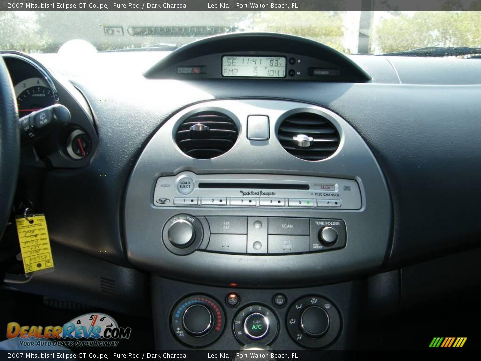 2007 Mitsubishi Eclipse GT Coupe Pure Red / Dark Charcoal Photo #19