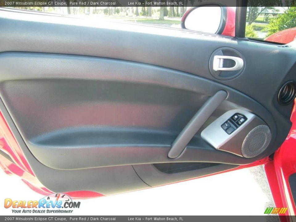 2007 Mitsubishi Eclipse GT Coupe Pure Red / Dark Charcoal Photo #22