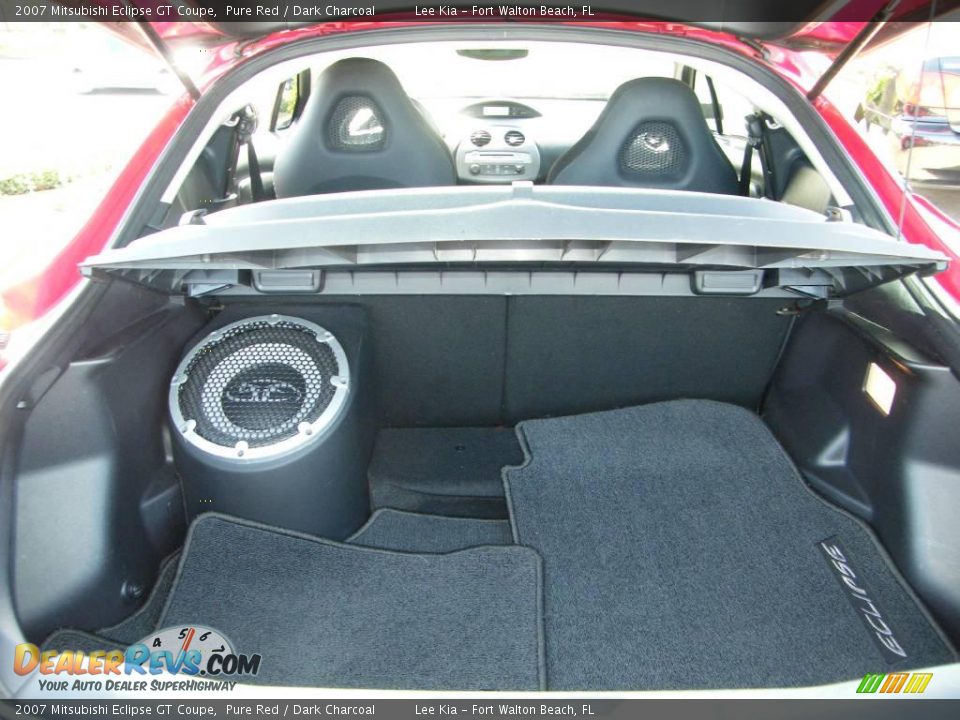 2007 Mitsubishi Eclipse GT Coupe Pure Red / Dark Charcoal Photo #23