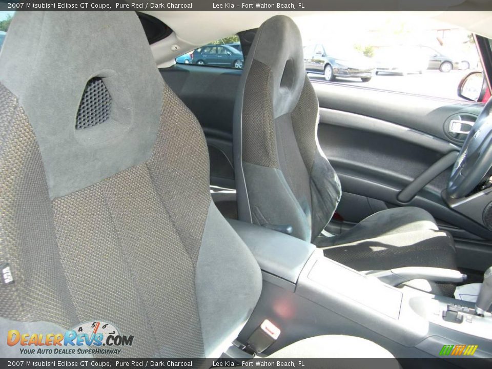 2007 Mitsubishi Eclipse GT Coupe Pure Red / Dark Charcoal Photo #25