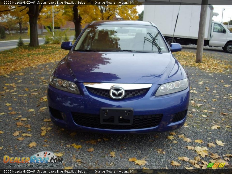 2006 Mazda MAZDA6 i Sedan Lapis Blue Metallic / Beige Photo #3
