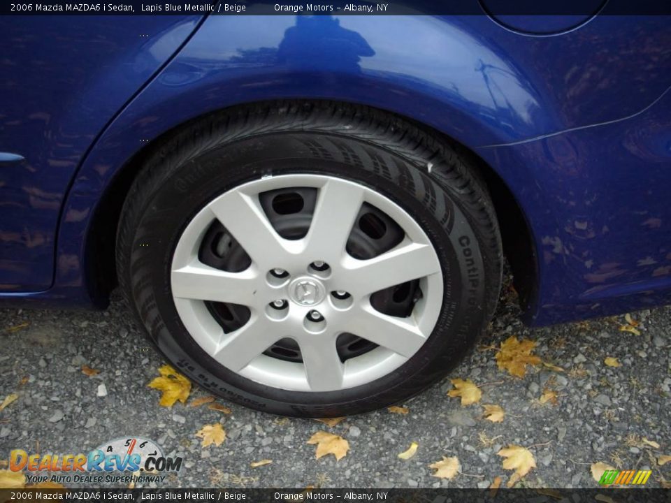 2006 Mazda MAZDA6 i Sedan Lapis Blue Metallic / Beige Photo #14