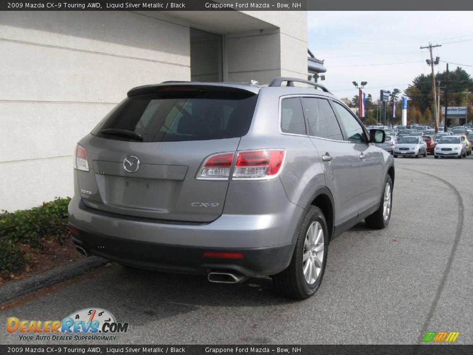 2009 Mazda CX-9 Touring AWD Liquid Silver Metallic / Black Photo #3