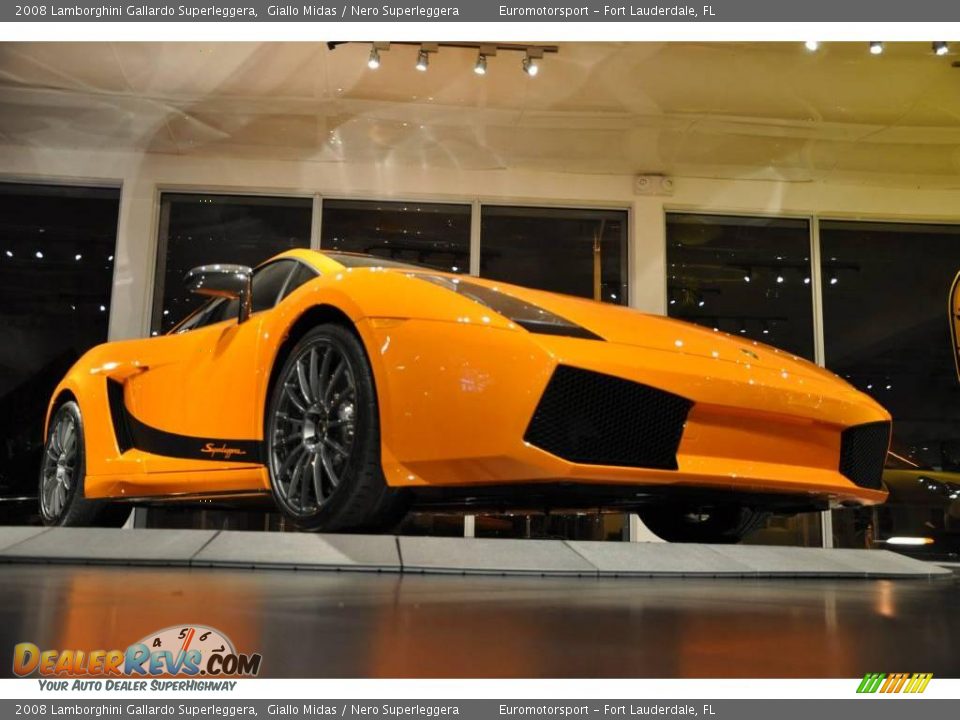 2008 Lamborghini Gallardo Superleggera Giallo Midas / Nero Superleggera Photo #1