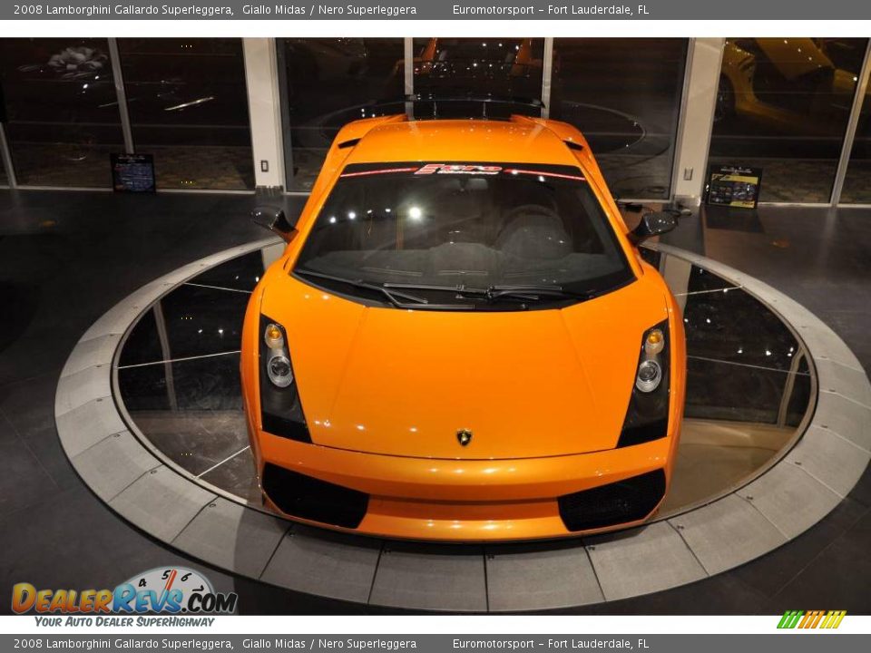 2008 Lamborghini Gallardo Superleggera Giallo Midas / Nero Superleggera Photo #2