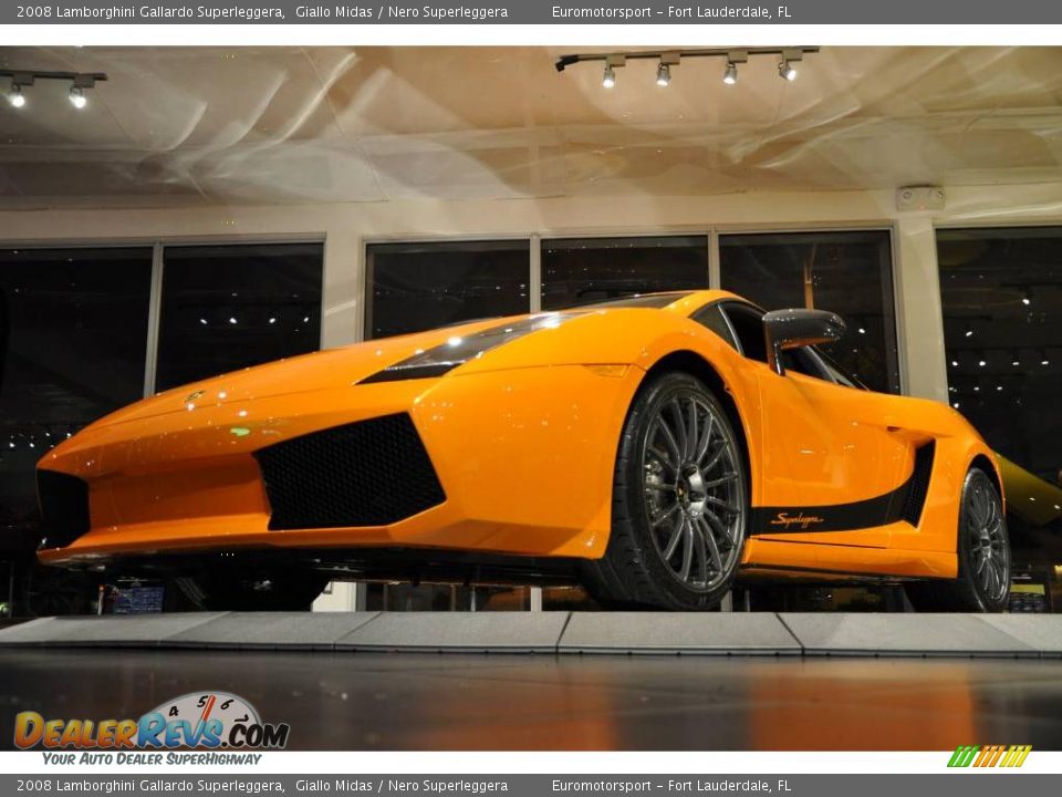 2008 Lamborghini Gallardo Superleggera Giallo Midas / Nero Superleggera Photo #3